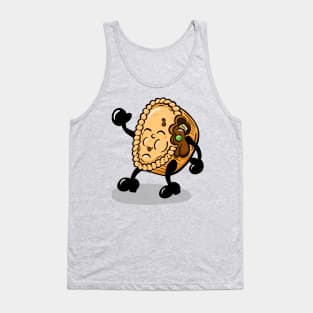 Mr Chicken and Gravy Pie Cartoon Tank Top